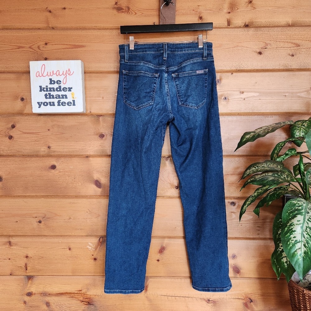 Joe’s Jeans 💜 Boyfriend Halstead Dark Stone Wash High Rise Straight Sz 26 X 30" - Picture 5 of 9